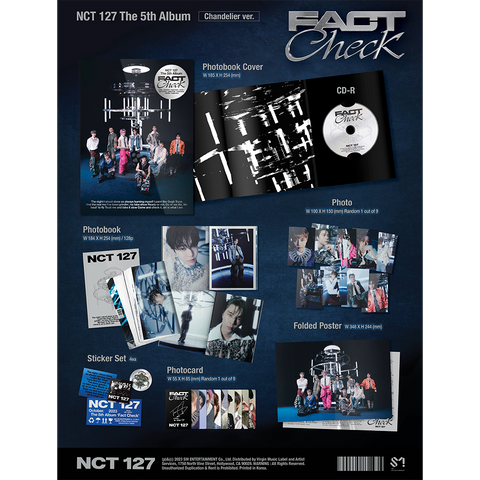 NCT 127 THE 5TH ALBUM 'FACT CHECK' (PHOTOBOOK VER.) - Importado