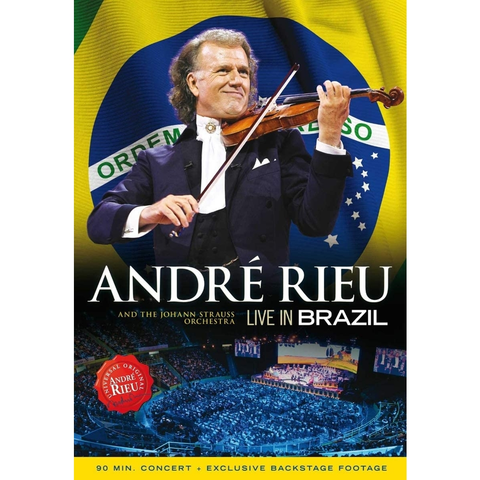 DVD - ANDRÉ RIEU - LIVE IN BRAZIL - IMPORTADO
