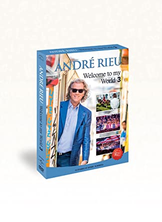 3 DVD - ANDRÉ RIEU, JOHANN STRAUSS ORCHESTRA - WELCOME TO MY WORLD 3 - IMPORTADO