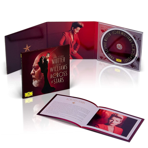CD - ANNE-SOPHIE MUTTER, THE RECORDING ARTS ORCHESTRA OF LOS ANGELES, JOHN WILLIAMS - ACROSS THE STARS - IMPORTADO