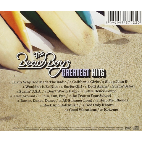 CD - THE BEACH BOYS - GREATEST HITS - IMPORTADO