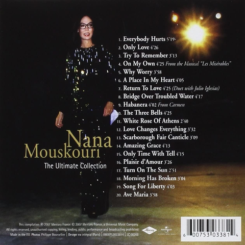 CD - NANA MOUSKOURI - THE ULTIMATE COLLECTION - IMPORTADO