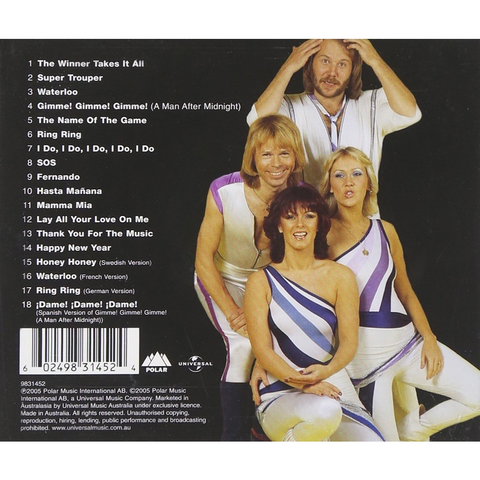 CD - ABBA - 18 HITS - IMPORTADO