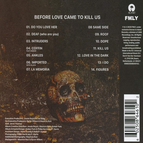CD - JESSIE REYEZ - BEFORE LOVE CAME TO KILL US - IMPORTADO