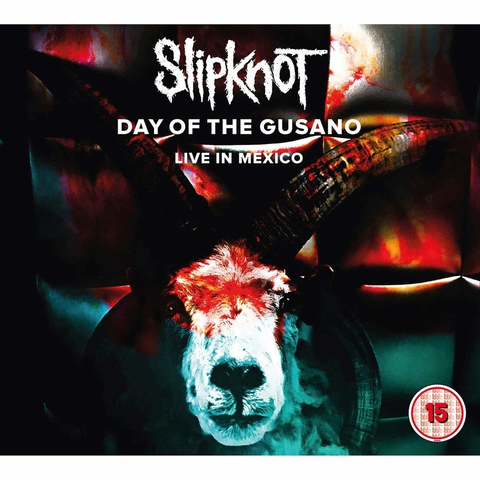 TRES VINILOS+DVD - COLOR -  SLIPKNOT - DAY OF THE GUSANO - IMPORTADO
