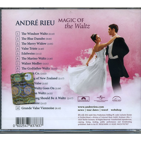 CD - ANDRÉ RIEU - MAGIC OF THE WALTZ - IMPORTADO