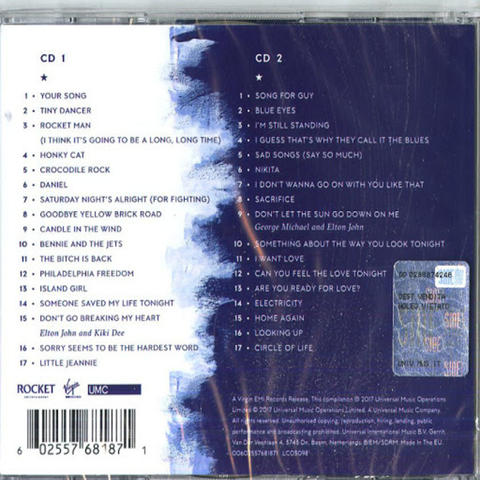 DOS CD's - ELTON JOHN - DIAMONDS - IMPORTADO