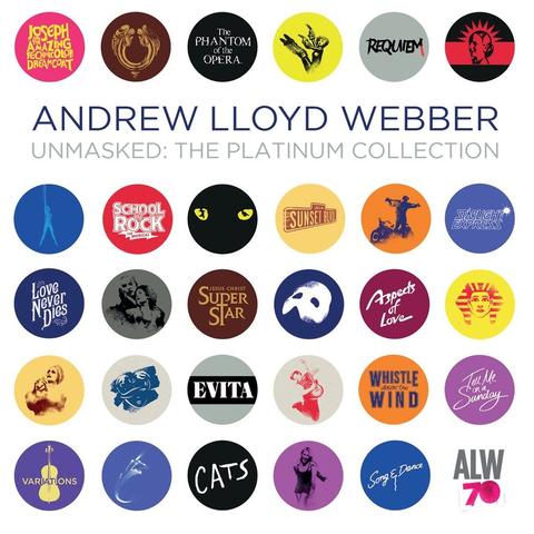 DOS CD's - ANDREW LLOYD WEBBER - THE PLATINUM COLLECTION