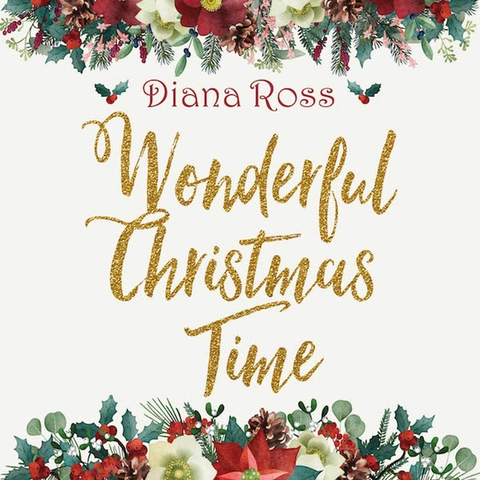 DOS VINILOS - DIANA ROSS - WONDERFUL CHRISTMAS TIME - IMPORTADO