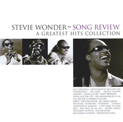 CD - STEVIE WONDER - SONG REVIEW A GREATEST HITS COLLECTION - IMPORTADO